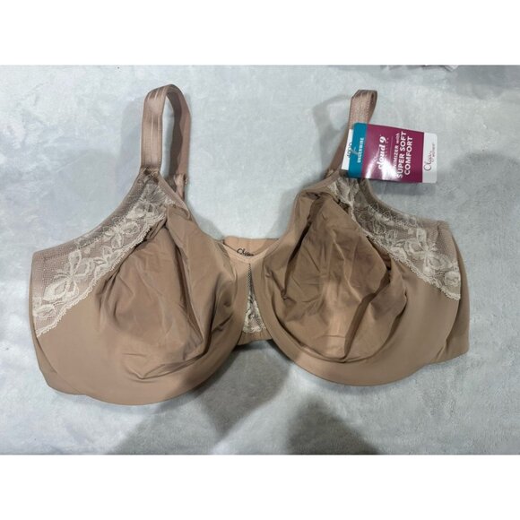 Olga GI8961A Cloud 9 Minimizer Bra 40DD Beige - Picture 5 of 7